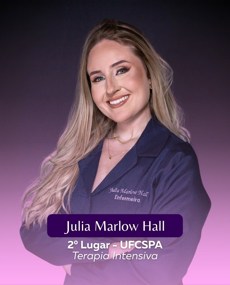 Aluna Julia Marlow Hall - Residente Aprovado