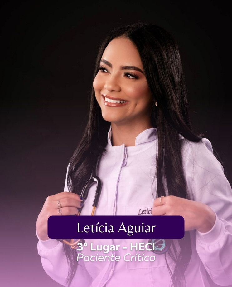 Aluna Letícia Aguiar - Residente Aprovado