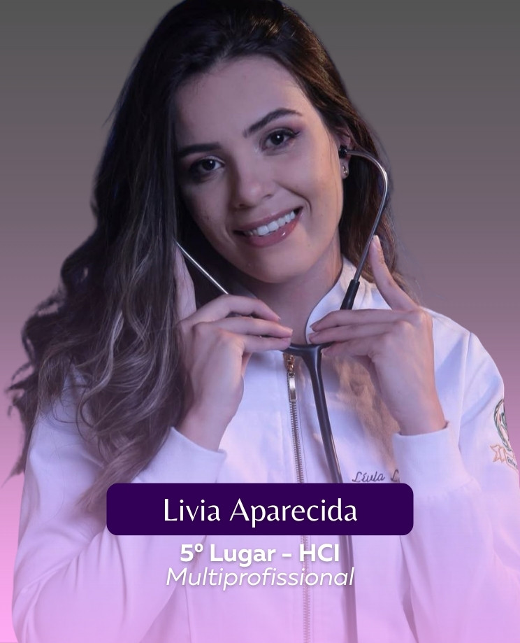 Aluna Livia Aparecida - Residente Aprovado
