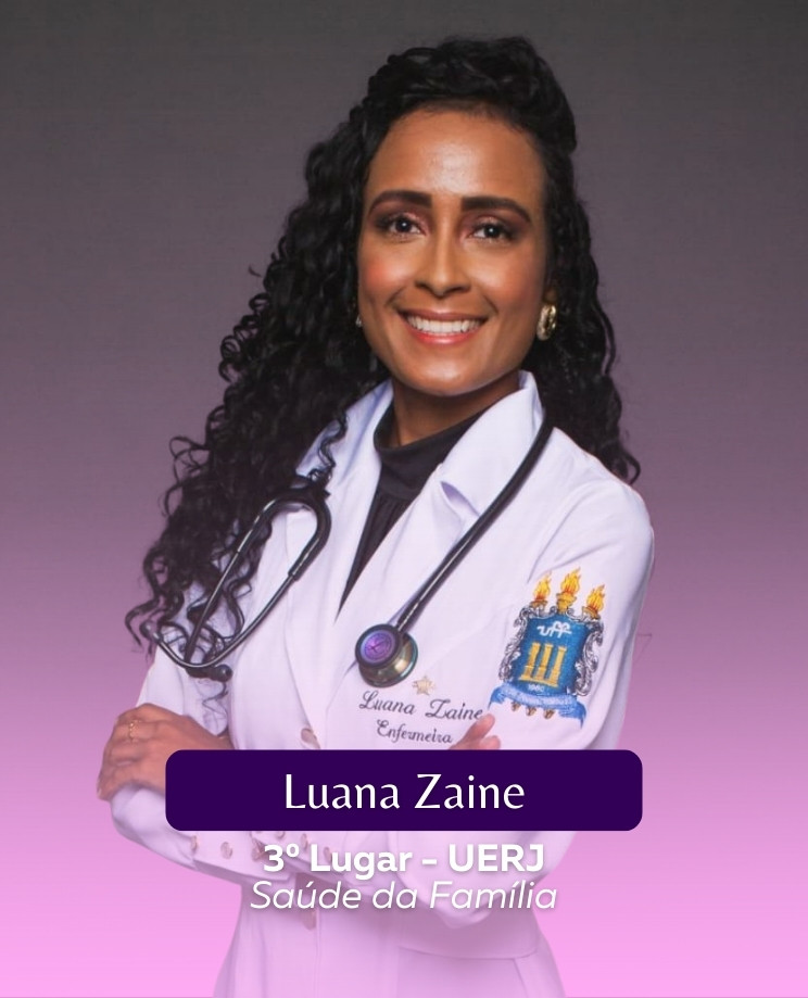 Aluna Luana Zaine - Residente Aprovado