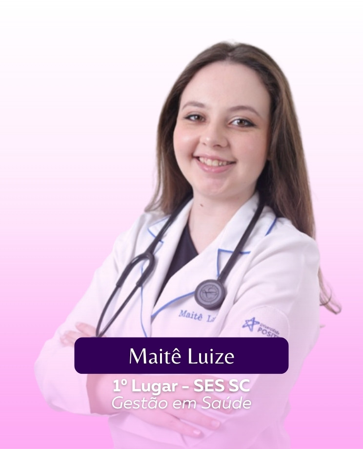 Aluna Maitê Luize - Residente Aprovado